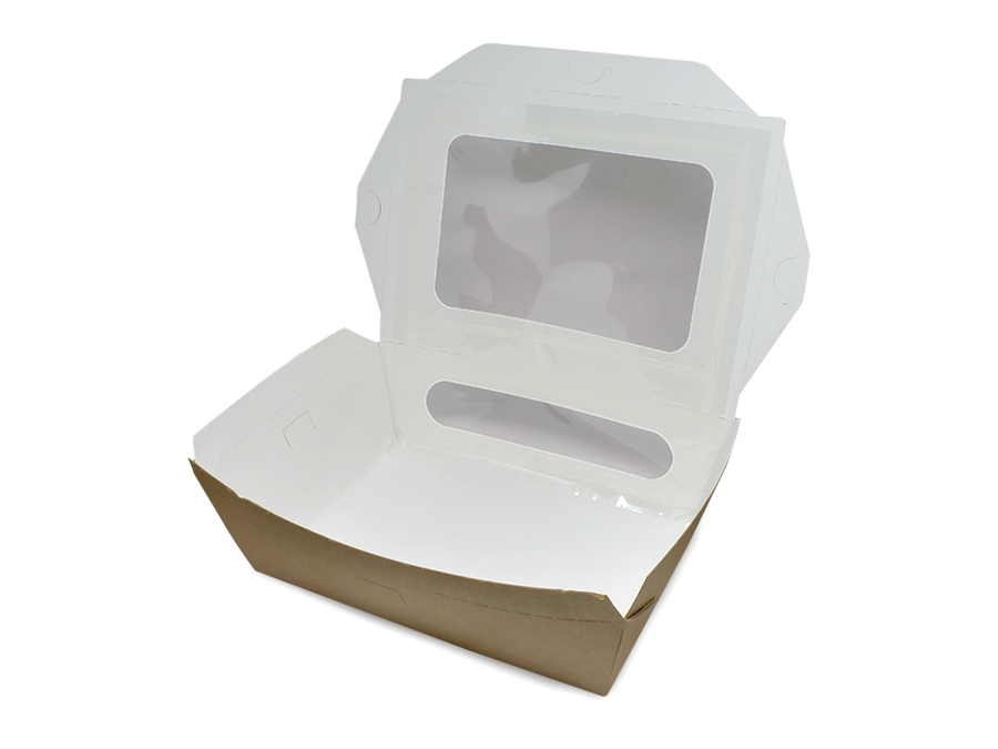 牛皮開窗自扣盒