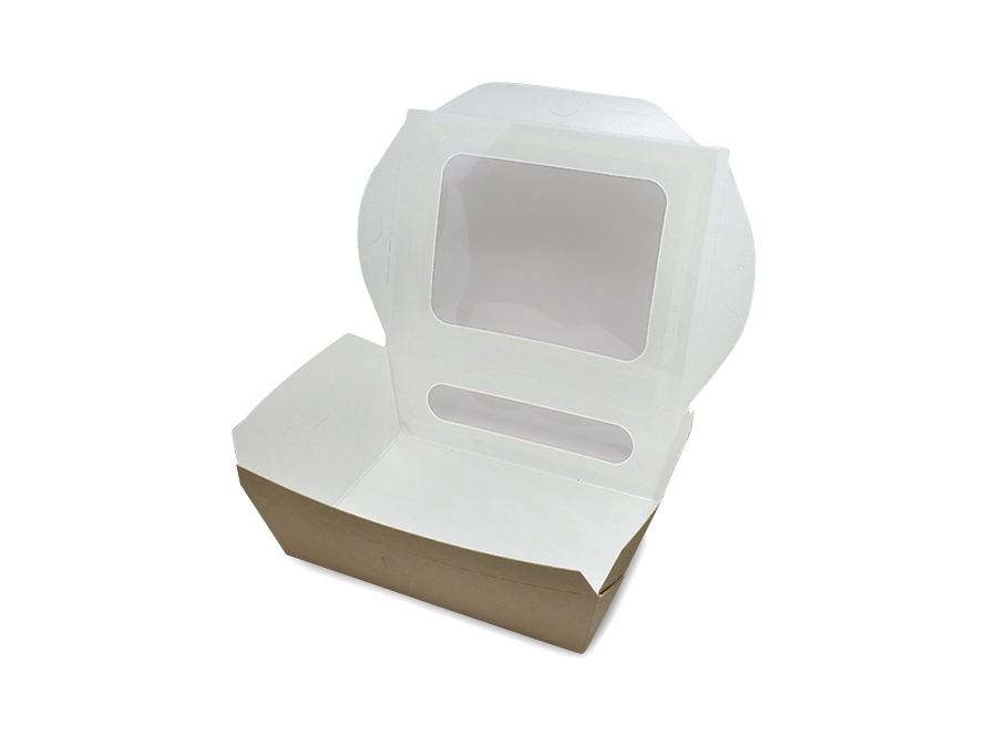 牛皮開窗自扣盒