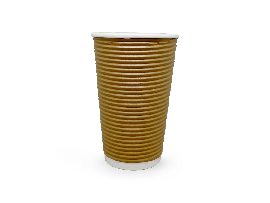 16OZ瓦楞咖啡杯