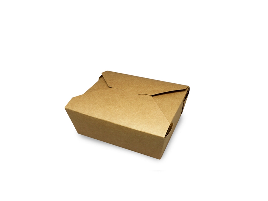 牛皮紙方形餐盒-5號